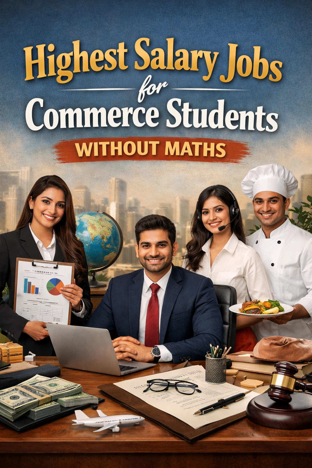 Highest Salary Jobs for Commerce Students Without Maths